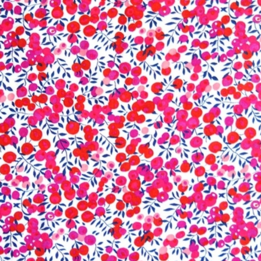 Liberty Art Fabric Tana Lawn Headband Wiltshire Red Blue Berry Classic Bespoke - Picture 9 of 12